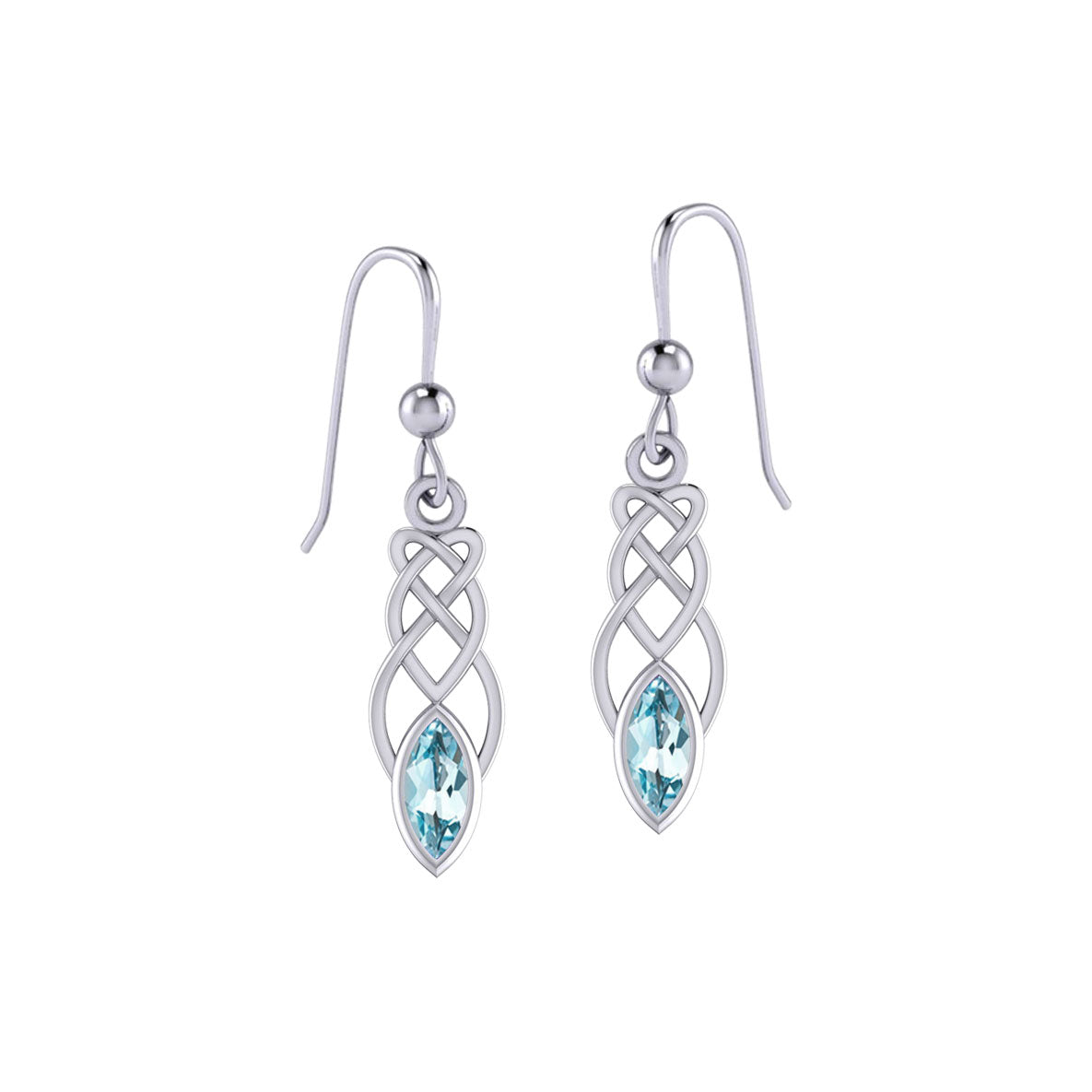 Celtic Knotwork Sterling Silver Earrings TE2866