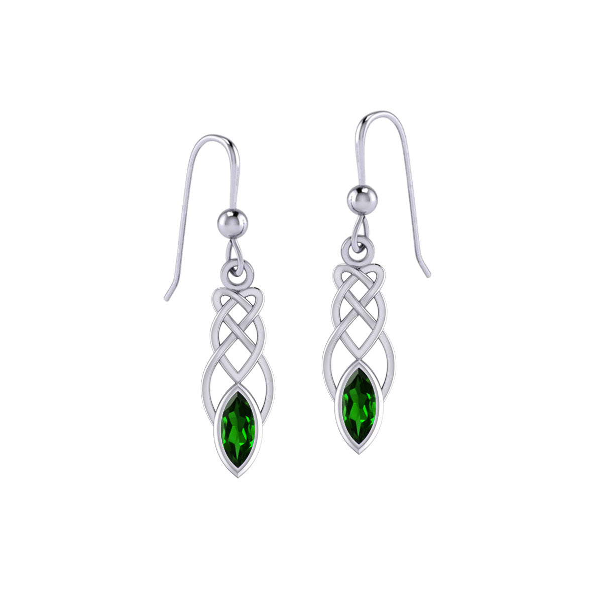 Celtic Knotwork Sterling Silver Earrings TE2866