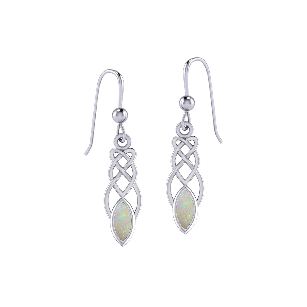 Celtic Knotwork Sterling Silver Earrings TE2866