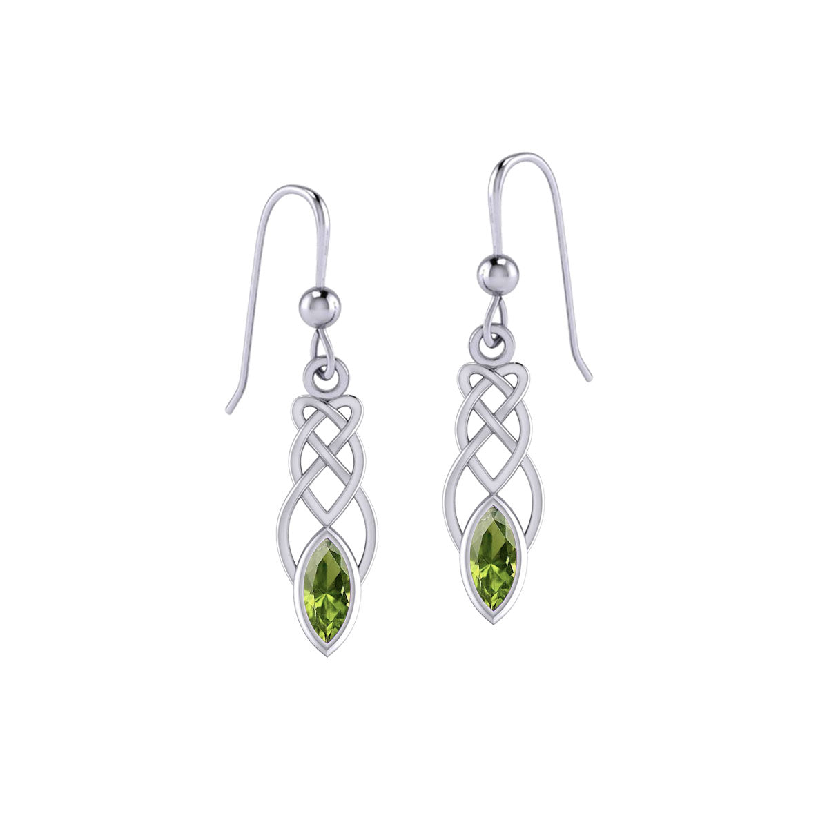 Celtic Knotwork Sterling Silver Earrings TE2866