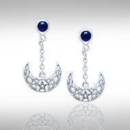 Blue Moon The Star Moon Earrings TE2909