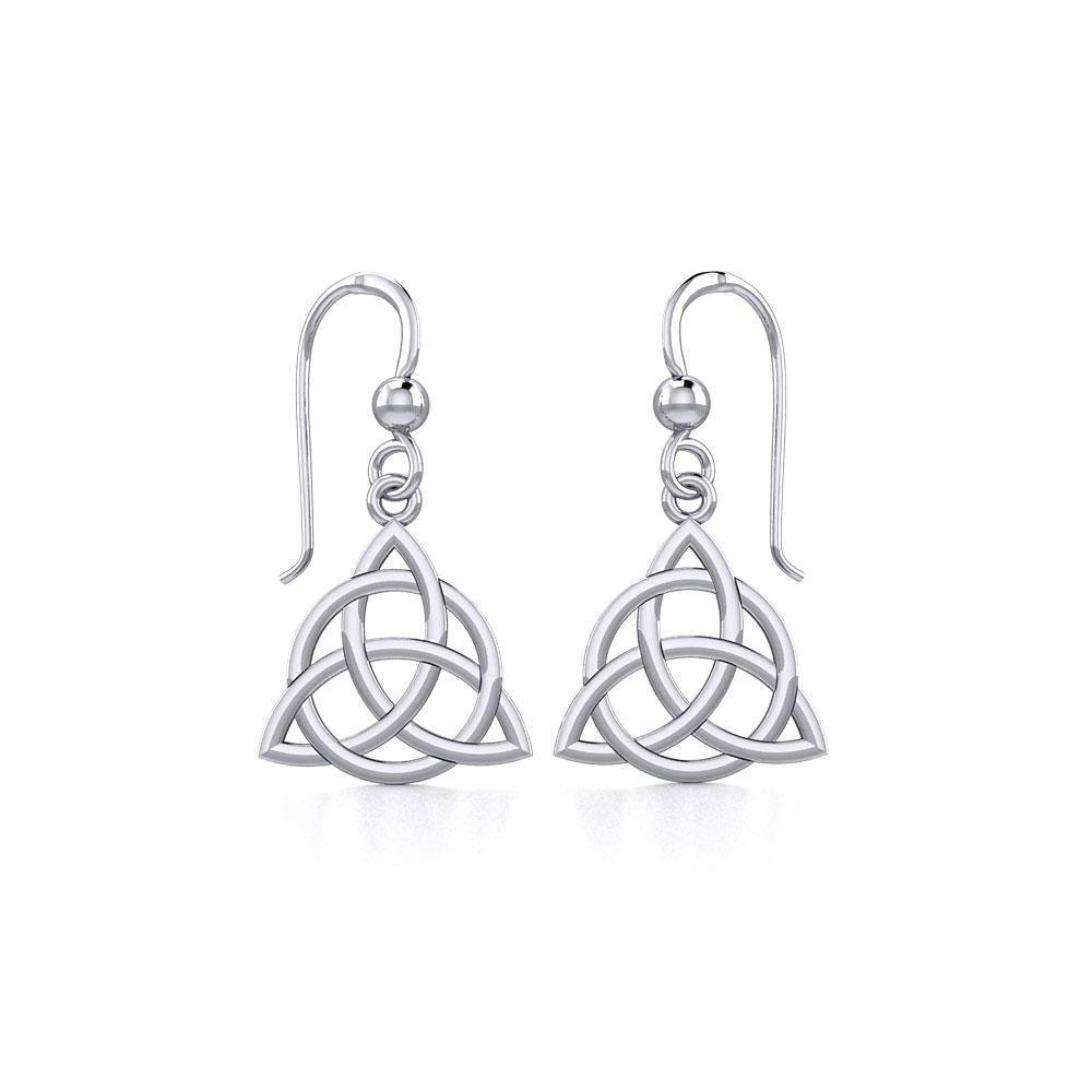 Triquetra Silver Earrings TE2912