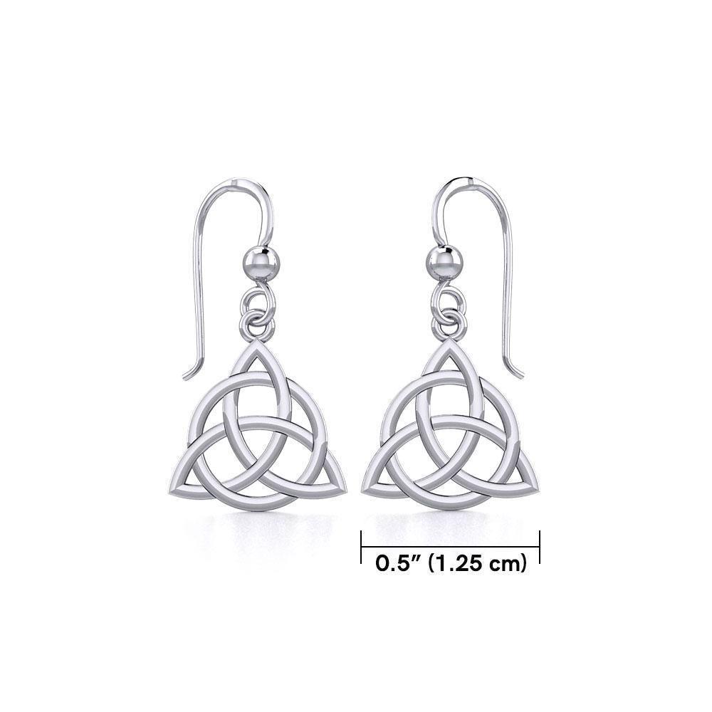 Triquetra Silver Earrings TE2912