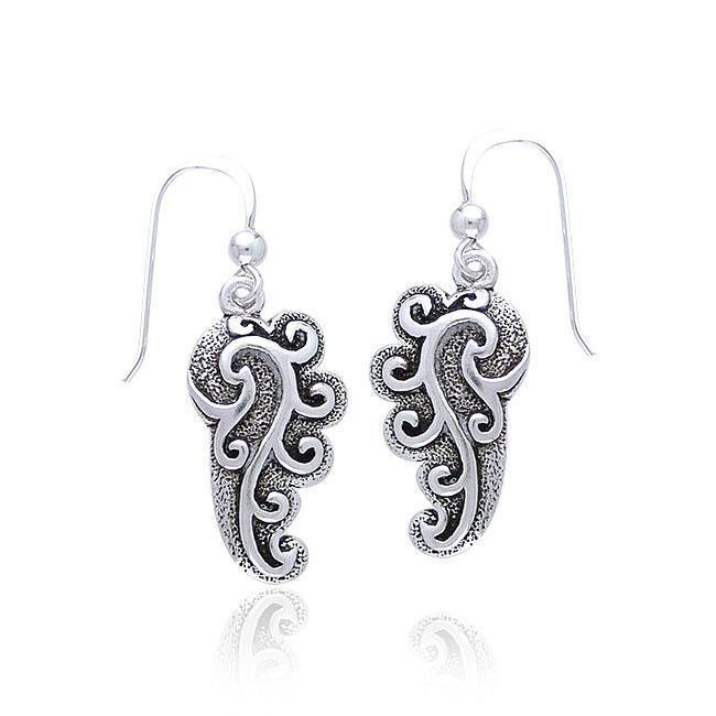 Empowering Spiral Silver Earrings TE2920