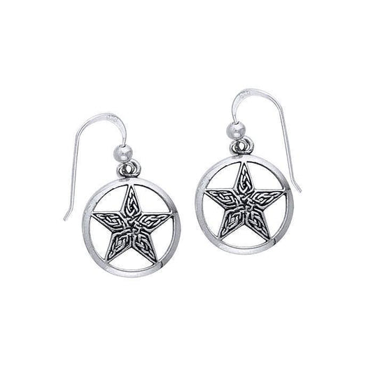 Celtic Knots Pentacle Earrings TE2947