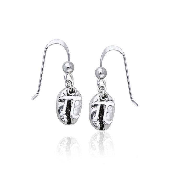 π Coffee Bean Earrings TE613