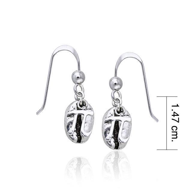π Coffee Bean Earrings TE613