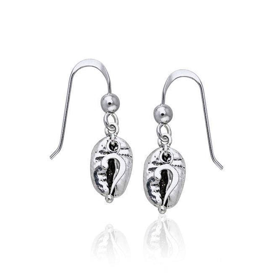 ? Coffee Bean Earrings TE625