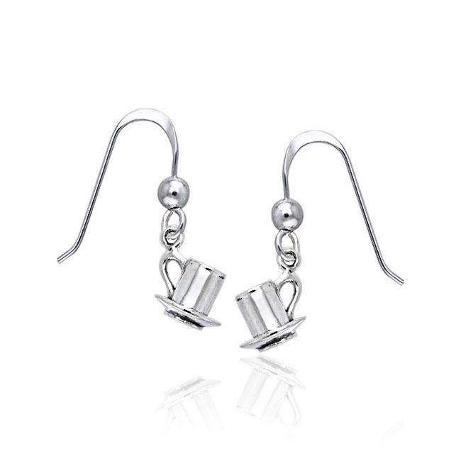 Coffee cup with saucer Earrings TE636