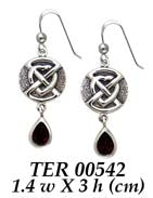 The Melancholy of a Buried Heart Sterling Silver Earrings TER542