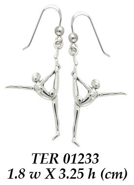 Reach Out to Yoga ~ Sterling Silver Earrings TER1233