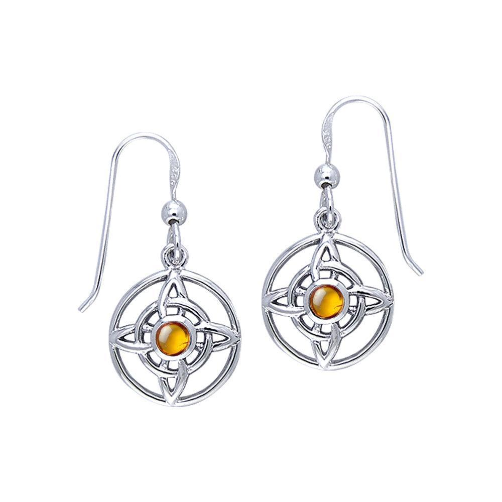 Protected Wheel Of Being Earrings TER050