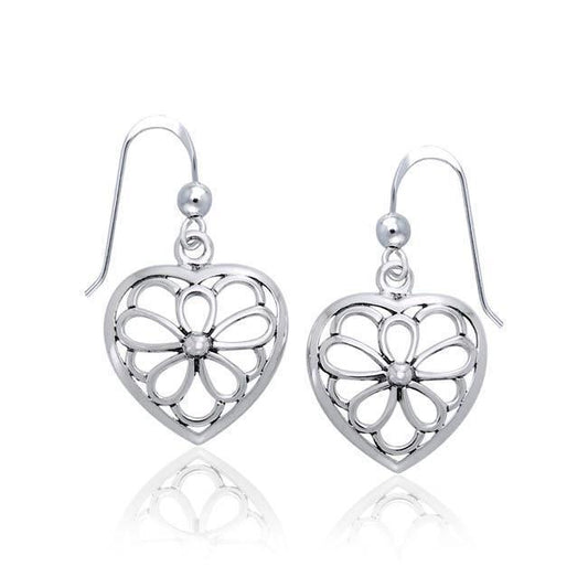 Heart Sterling Silver Earrings TER1127