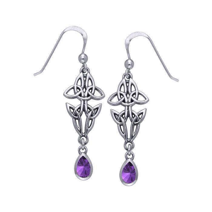 Celtic Knotwork Sterling Silver Earrings TER120
