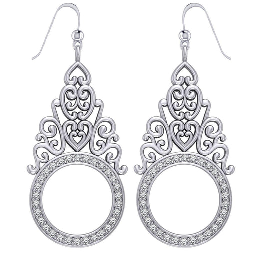 Treasured Memories are Kept in BreeZee Antique Design Silver Earrings TER1218