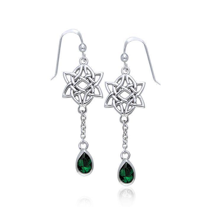 Celtic Knotwork Silver Earrings TER123