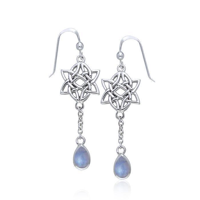 Celtic Knotwork Silver Earrings TER123