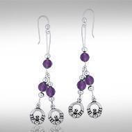 Irish Claddagh Silver Earrings TER130