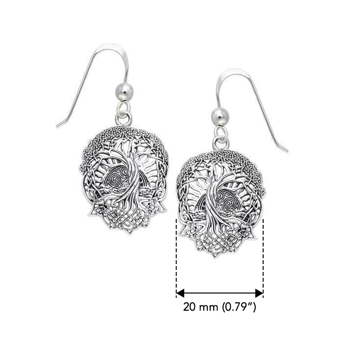 Get the look of extraordinary ~ Tree of Life Sterling Silver Earrings by Courtney Davis TER1367