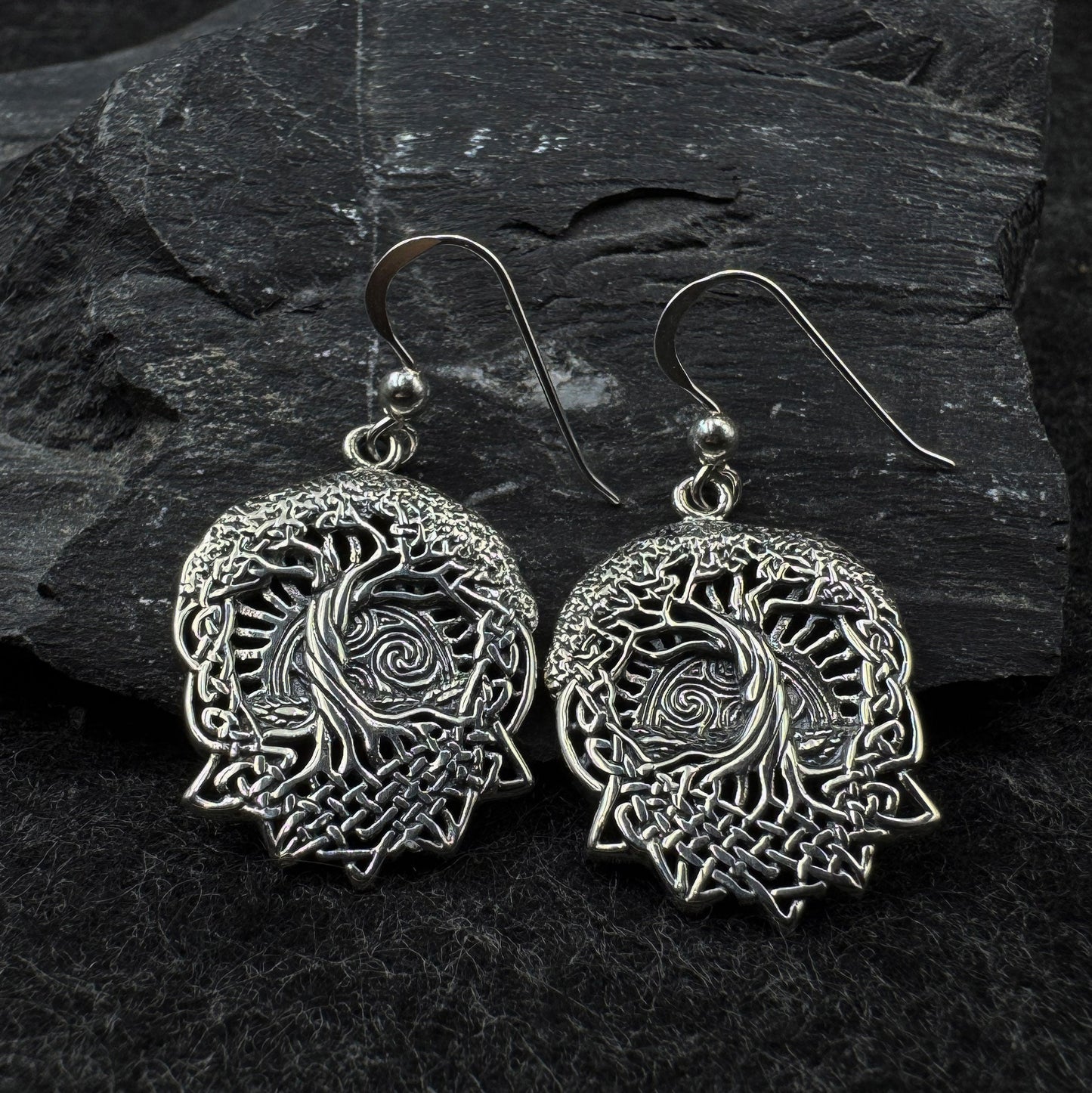 Lightweight Get the look of extraordinary Tree of Life Sterling Silver Earrings by Courtney Davis TER2255