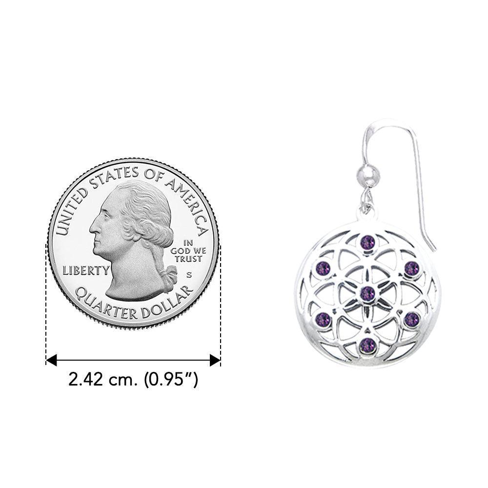 Elemental Flower of Life Earrings TER1445