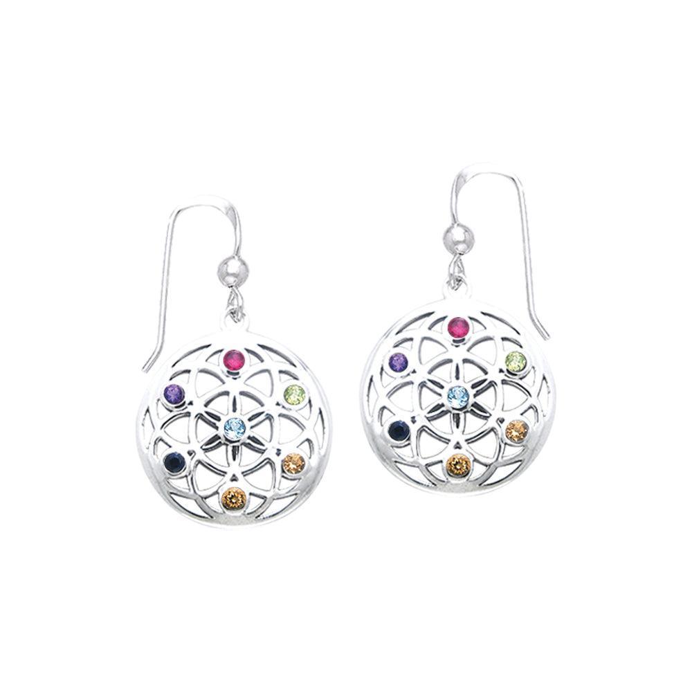 Elemental Flower of Life Earrings TER1445