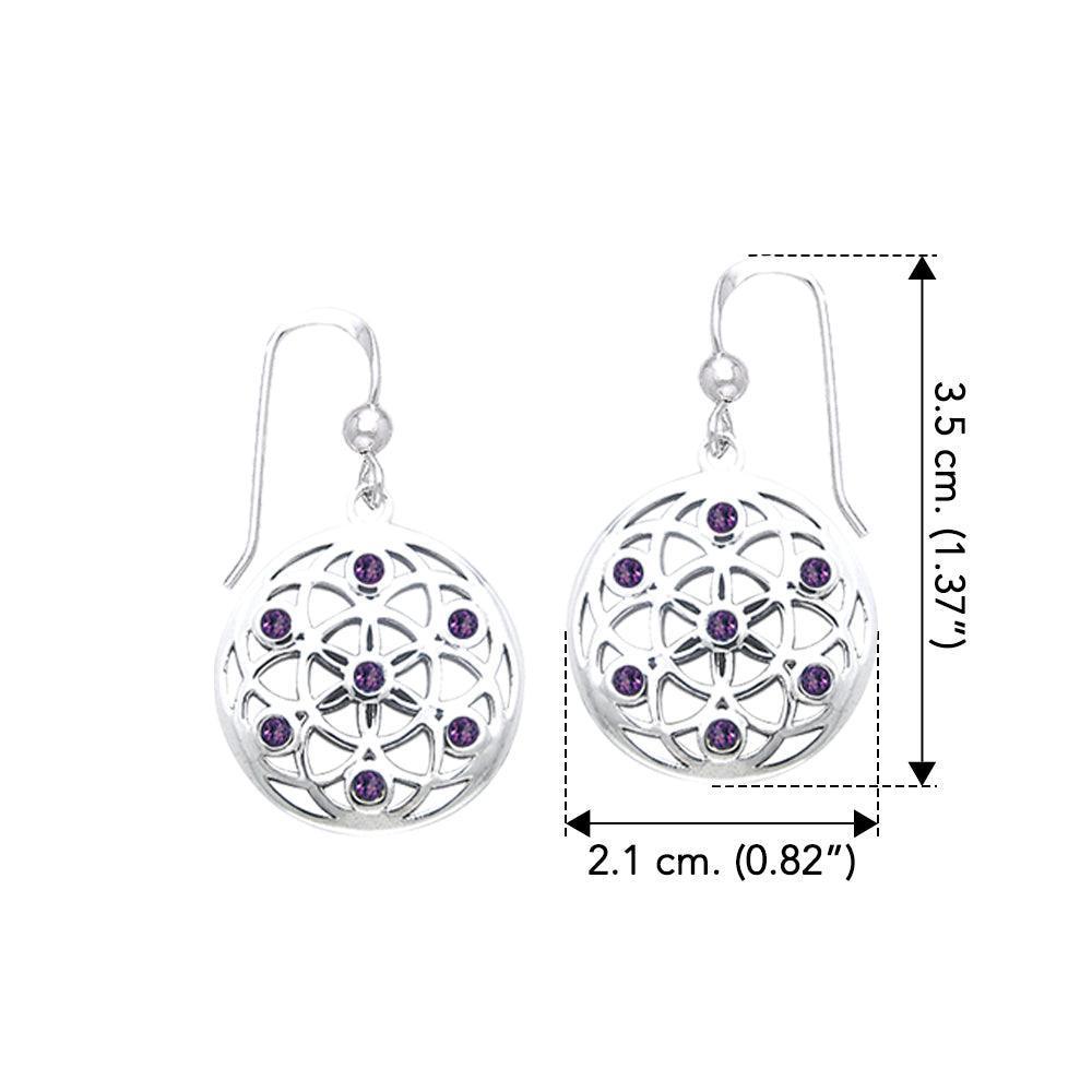 Elemental Flower of Life Earrings TER1445