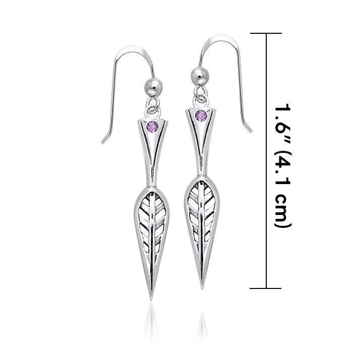 Art Deco Silver Earrings TER152