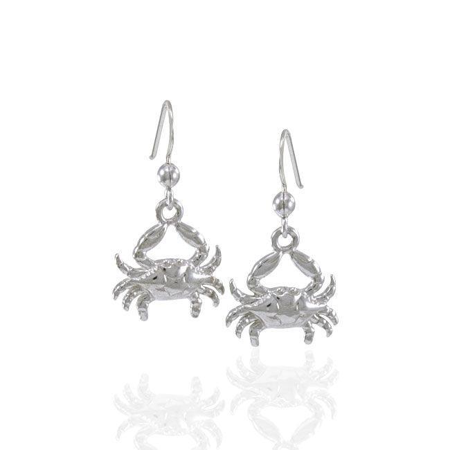 Blue Crab Sterling Silver Earrings TER1521