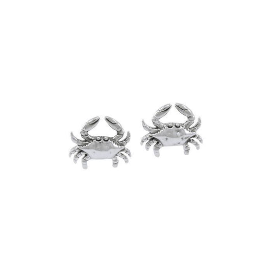 Crab Silver Post Earrings TER1527