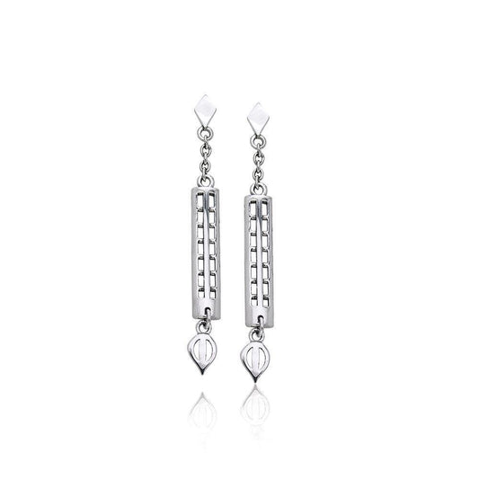 Art Nouveau Silver Earrings TER159