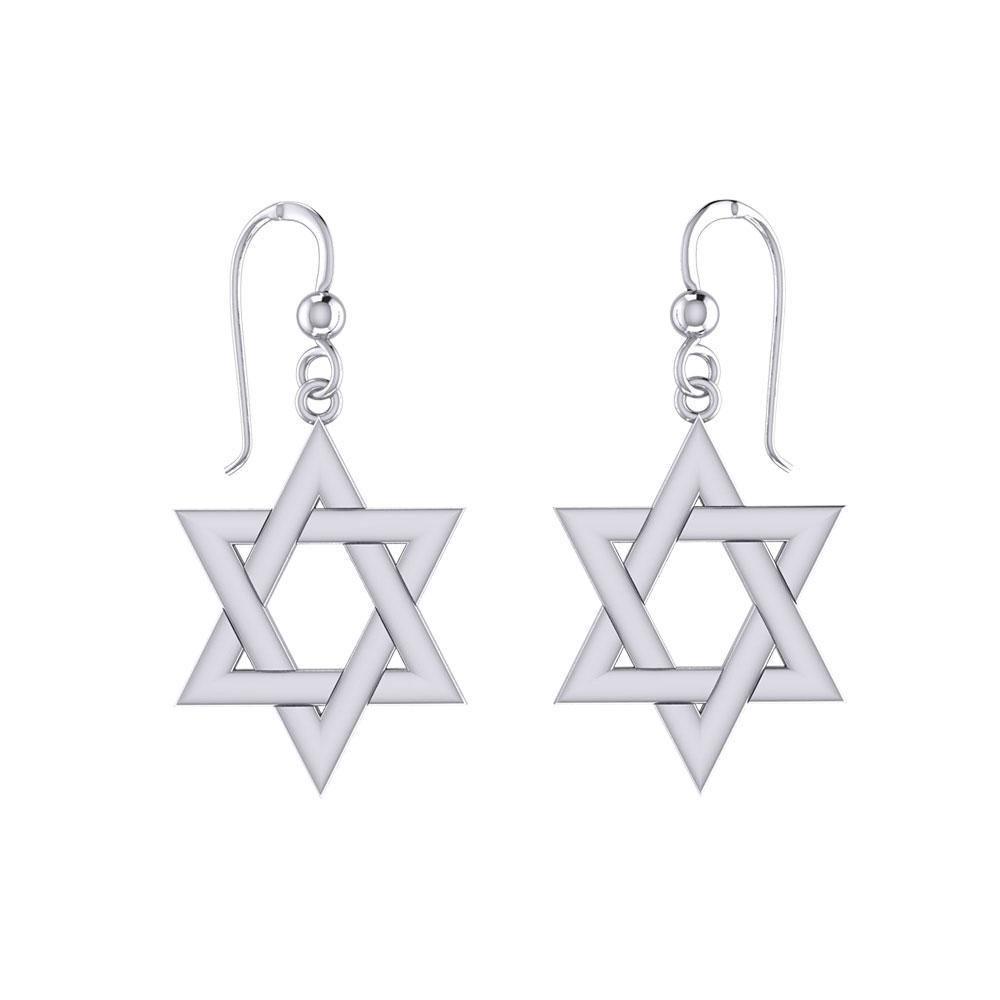 Star of David Silver Earrings TER1890