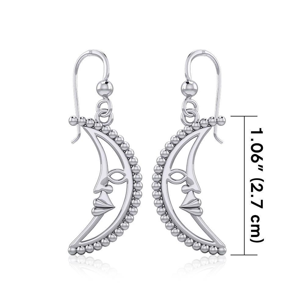 Crescent Moon Silver Earrings TER1904