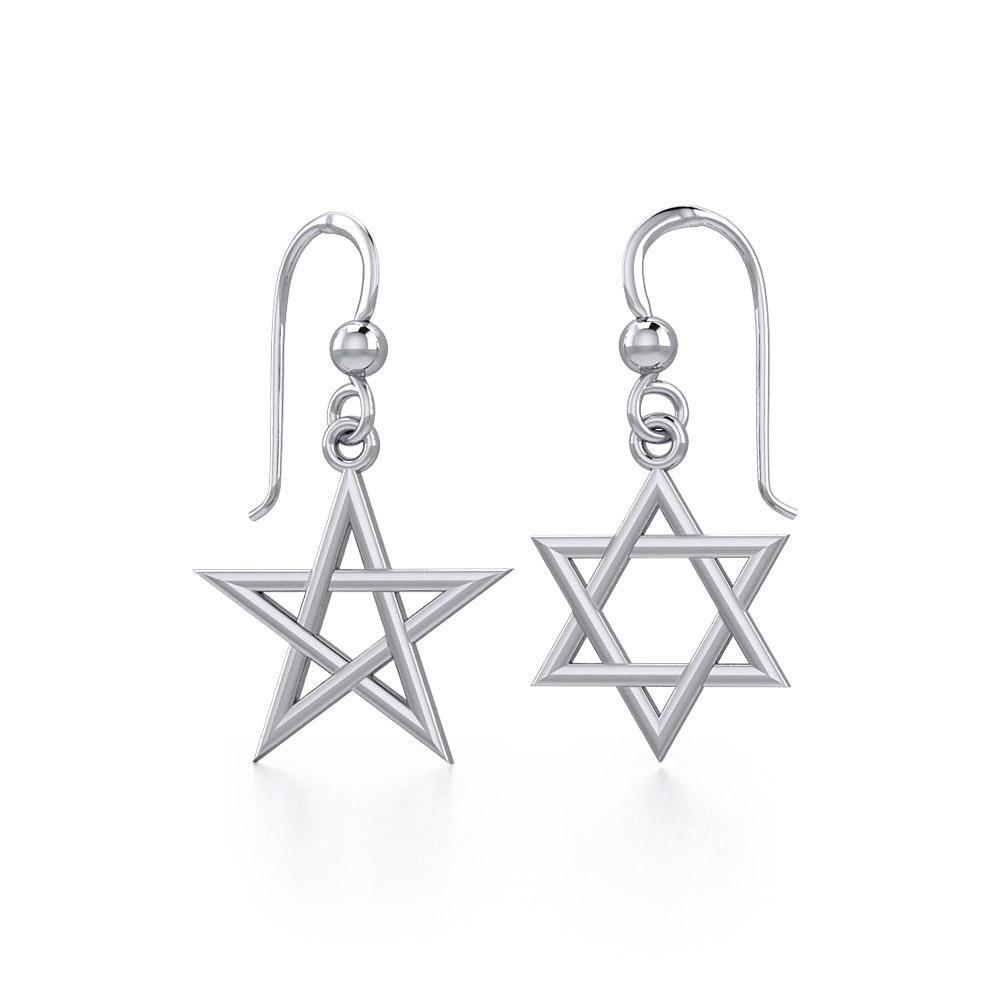 The Star Of David Earrings TER198