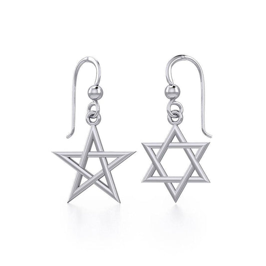 The Star Of David Earrings TER198