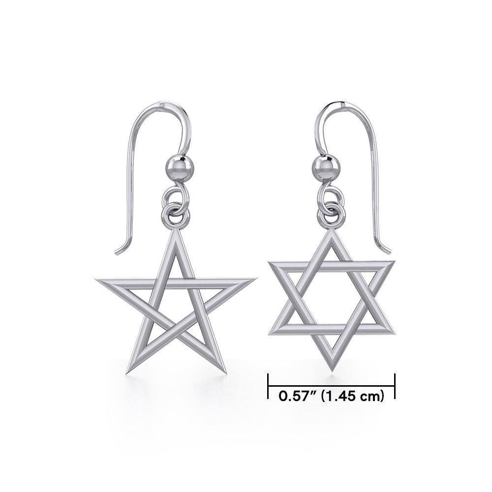 The Star Of David Earrings TER198