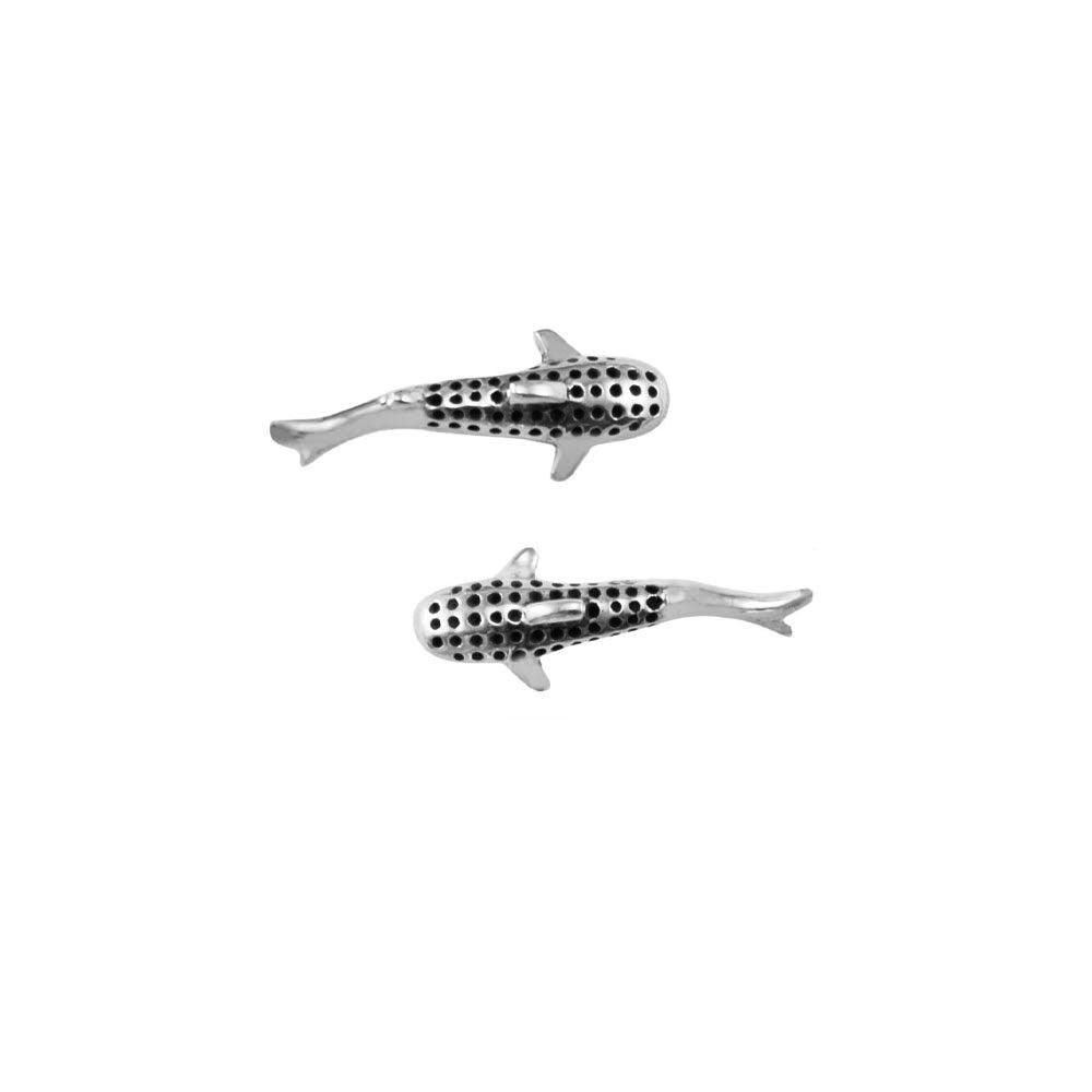 Whale Shark Sterling Silver Post Earring TER2007