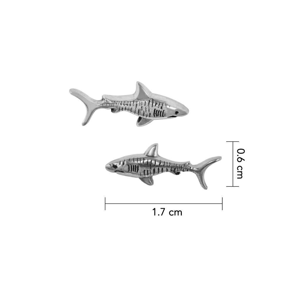 Shark Sterling Silver Post Earring TER2010