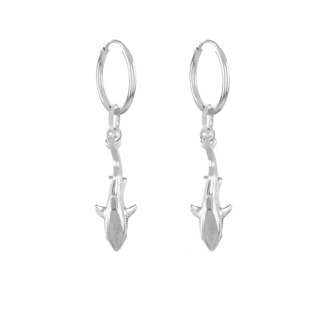 Shark Sterling Silver Hook Earring TER2018