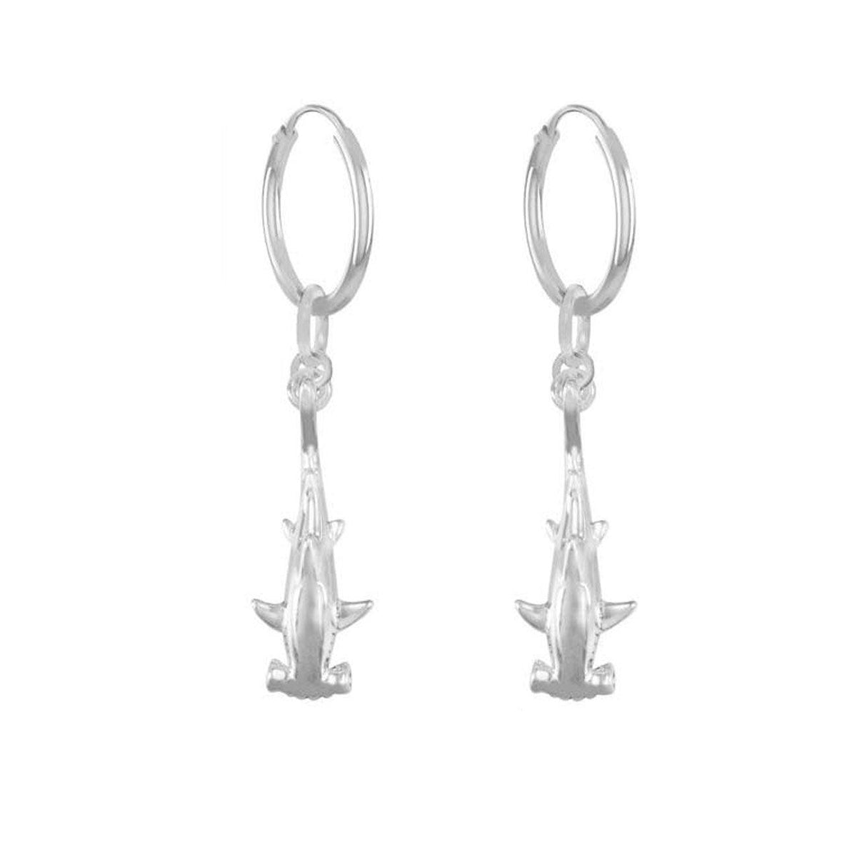 Hammerhead Sterling Silver Hook Earring TER2019