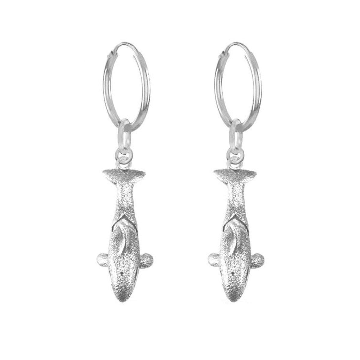 Whale Sterling Silver Hook Earring TER2021