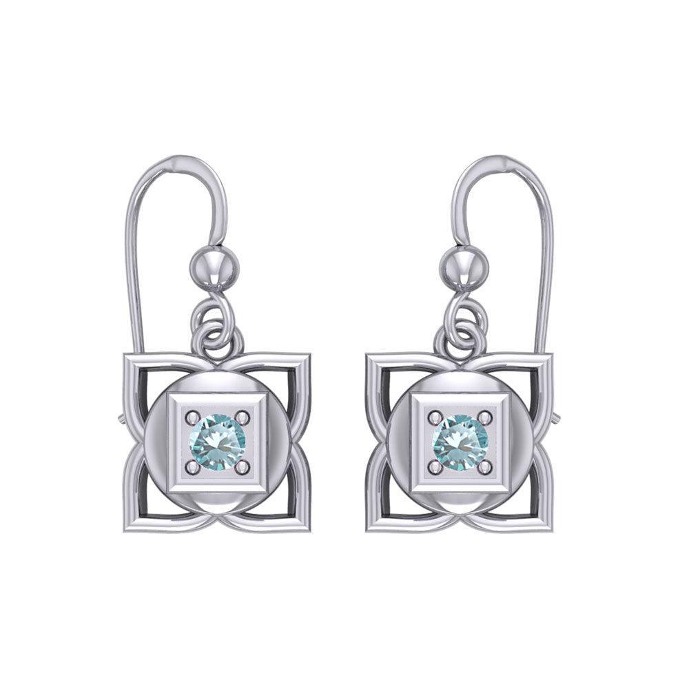 Muladhara Root Chakra Sterling Silver Earrings TER2039