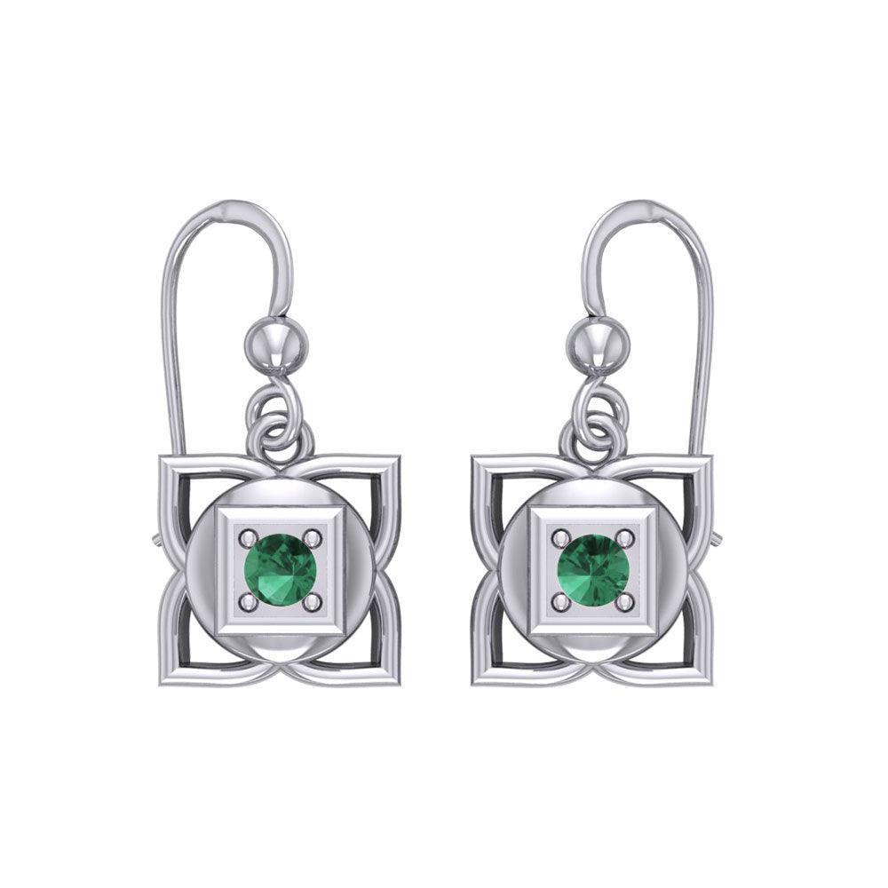 Muladhara Root Chakra Sterling Silver Earrings TER2039