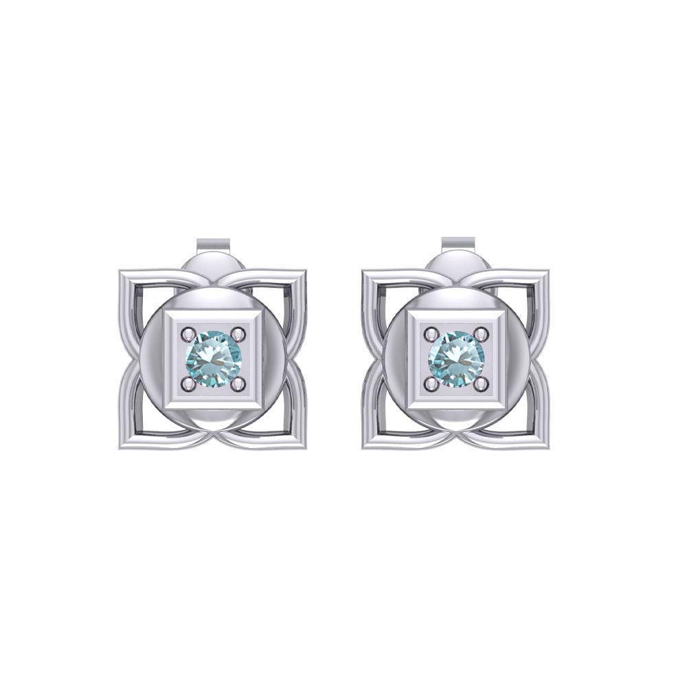 Muladhara Root Chakra Sterling Silver Post Earrings TER2040