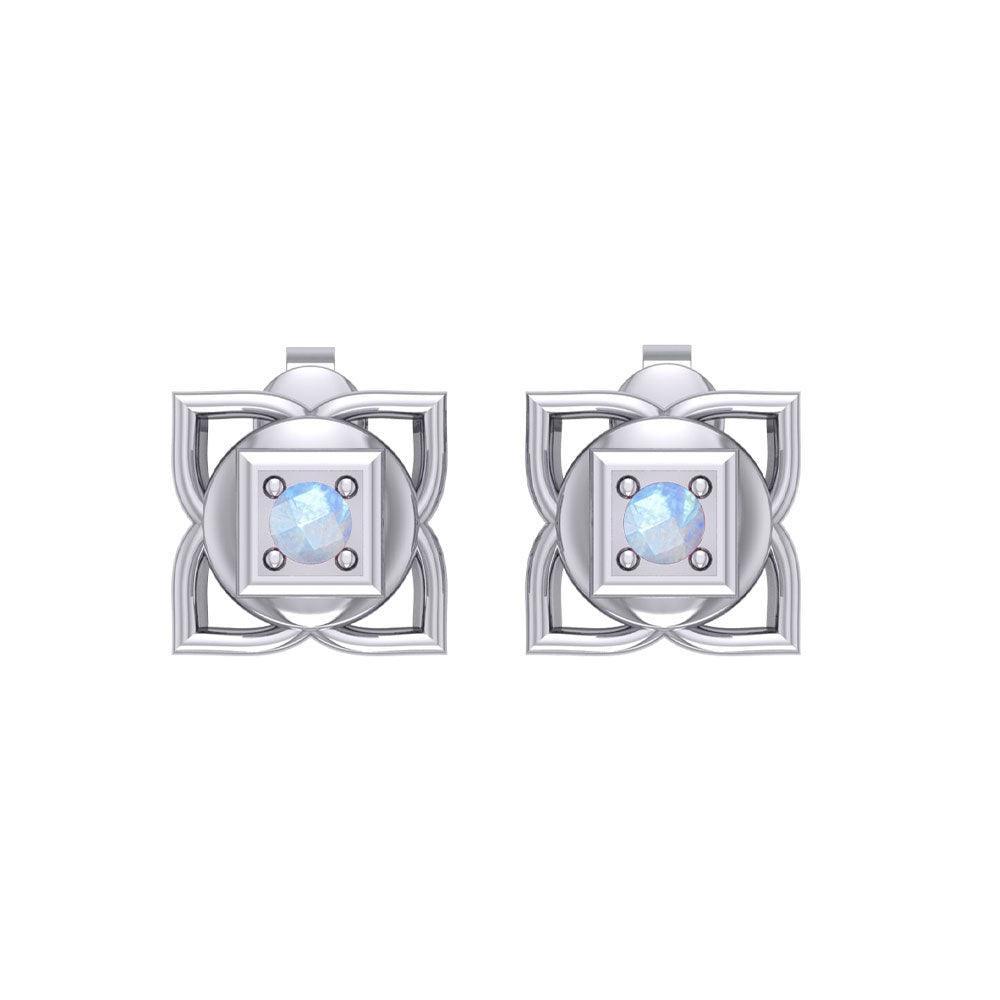 Muladhara Root Chakra Sterling Silver Post Earrings TER2040