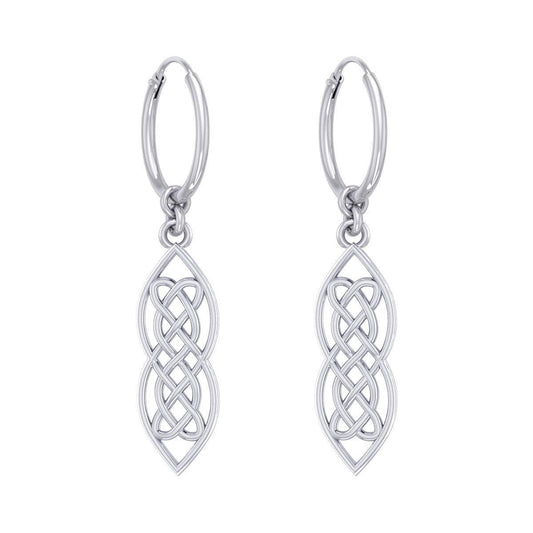 Celtic Entwined Hoop Earrings TER2098