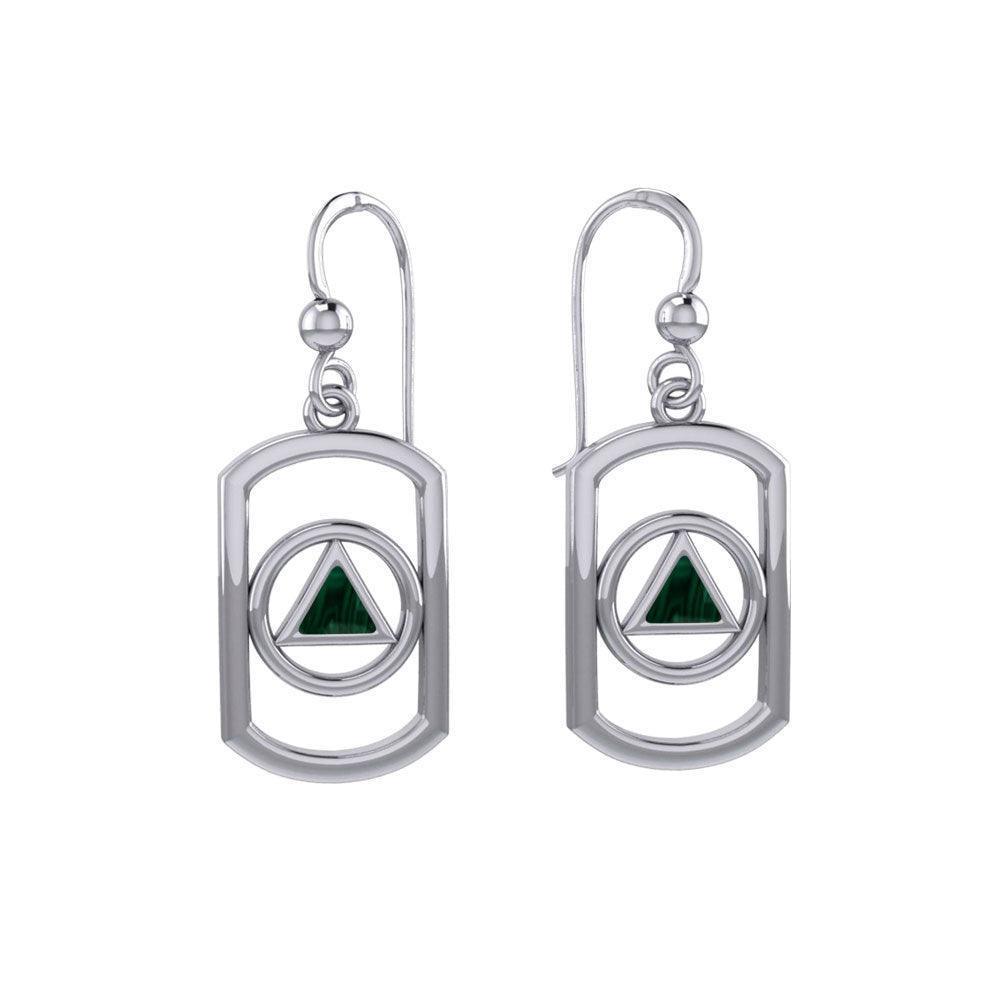 Recovery Silver Earrings with Stone TER2161