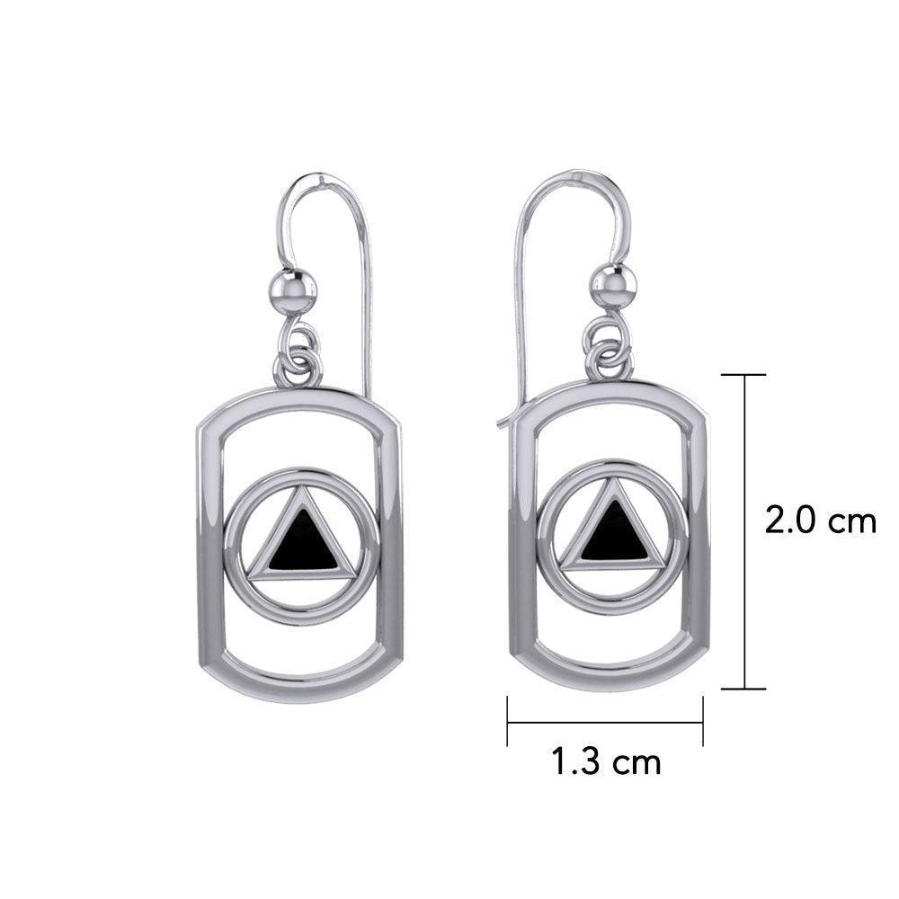 Recovery Silver Earrings with Stone TER2161