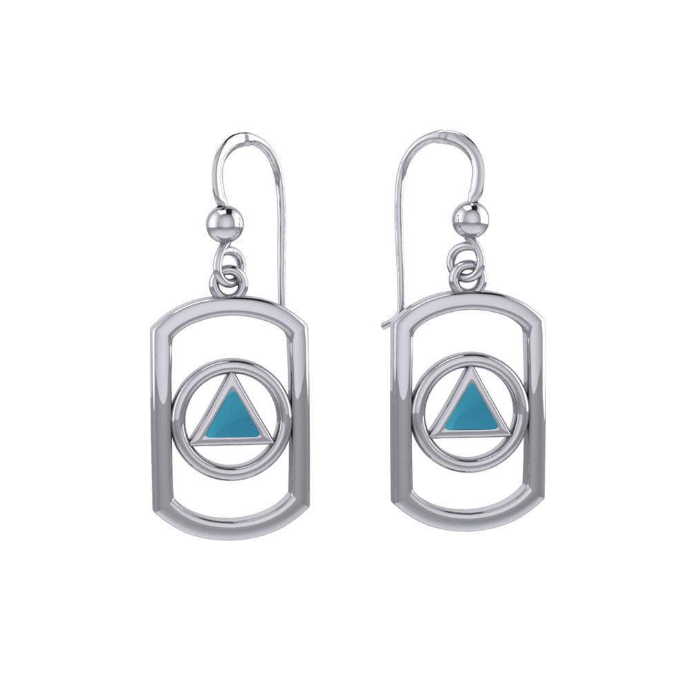 Recovery Silver Earrings with Stone TER2161