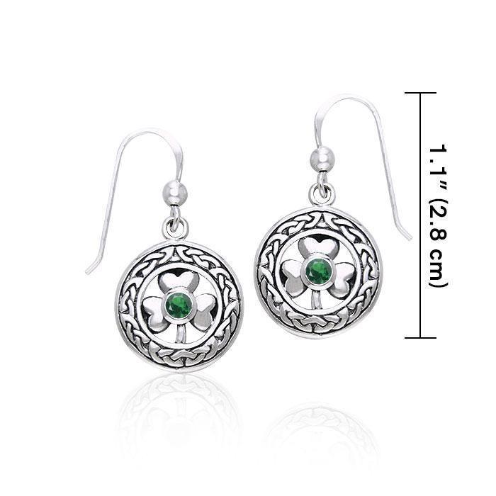 Celtic Knot Shamrock Earrings TER220
